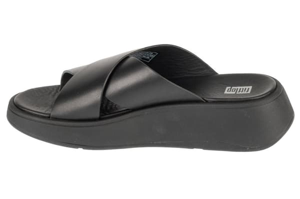 FitFlop F-Mode Flatform FW5-090, Kvinna, Tofflor, svart