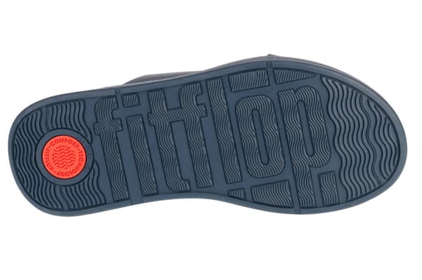 FitFlop F-Mode Flatform FW5-399, Kvinna, Tofflor, marinblå