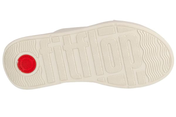 FitFlop F-Mode Flatform FW5-477, Kvinna, Tofflor, vit