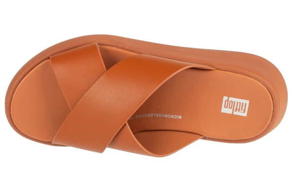 FitFlop F-Mode Flatform FW5-592, Kvinna, Tofflor, brun