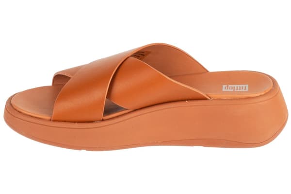 FitFlop F-Mode Flatform FW5-592, Kvinna, Tofflor, brun