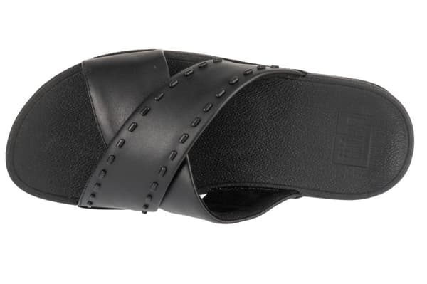 FitFlop Lulu Rubber-Stud GB2-001, Kvinde, Slides, sort