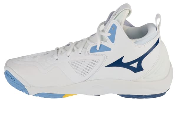 Mizuno Wave Momentum 3 Mid V1GA231797, Unisex, Volleyboll skor, vit