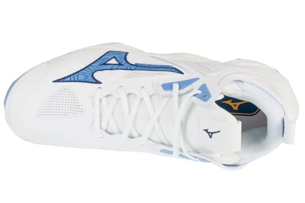 Mizuno Wave Momentum 3 Mid V1GA231797, Unisex, Volleyboll skor, vit