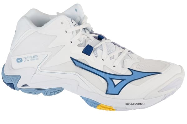 Mizuno Wave Lightning Z8 Mid V1GA240597, Unisex, Volleyballsko, hvid