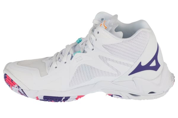 Mizuno Wave Lightning Z8 Mid V1GC240520, Kvinde, Volleyballsko, hvid