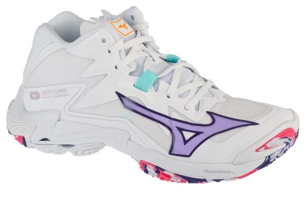 Mizuno Wave Lightning Z8 Mid V1GC240520, Kvinde, Volleyballsko, hvid