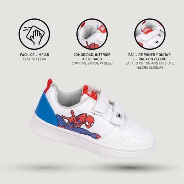 Sports Shoes for Kids Spider-Man White