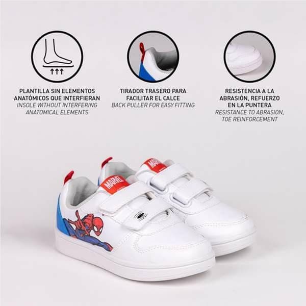 Sports Shoes for Kids Spider-Man White
