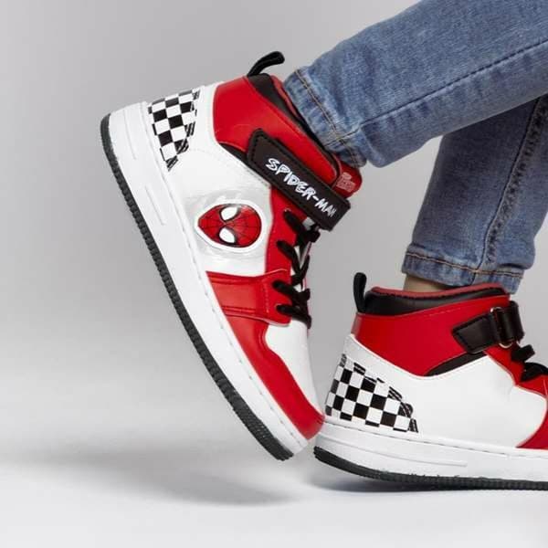 Sports Shoes for Kids Spider-Man Red