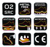 O2 SRC arbejdssko, nubuck, str. 47