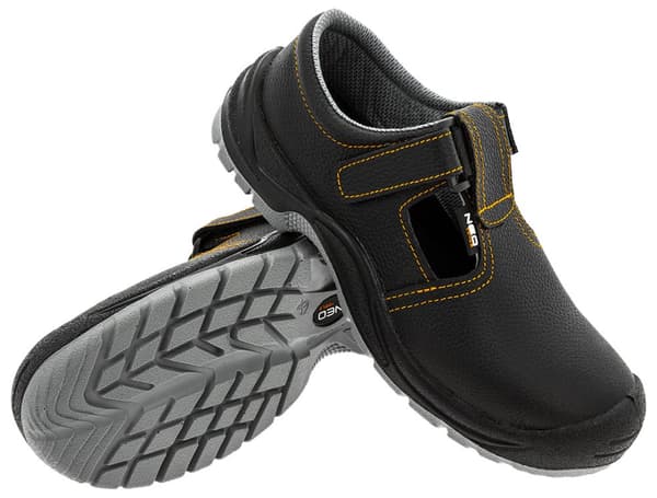 Arbetssandaler i läder, S1 SRC, storlek 39