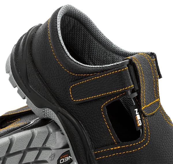 Arbetssandaler i läder, S1 SRC, storlek 39