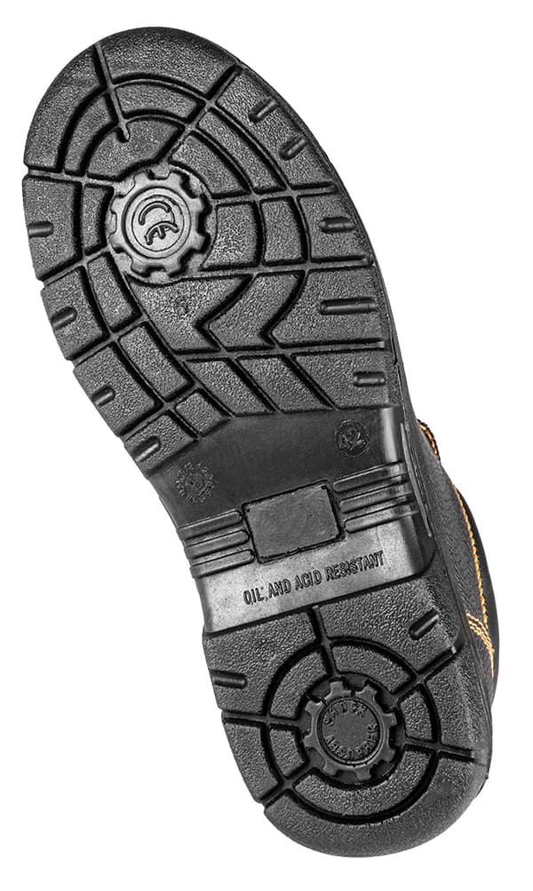 S1 SRC Half Boots i läder, ståltå, storlek 41