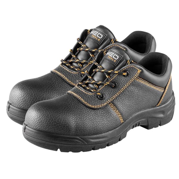 S1 SRC Half Boots i läder, ståltå, storlek 41