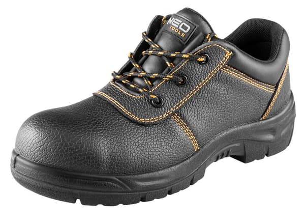 S1 SRC Half Boots i läder, ståltå, storlek 41