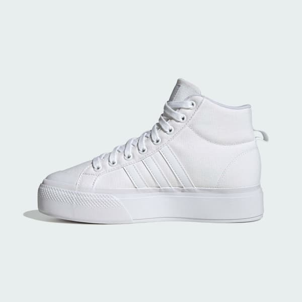 Casual Träningsskor Dam Adidas BRAVADA 2.0 MID PLATFORM Vit - 40