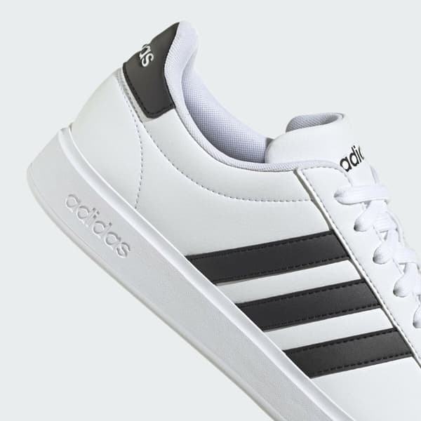 Miesten rennot kävelykengät Adidas GRAND COURT 2.0 GW9195 Valkoinen - 42 2/3
