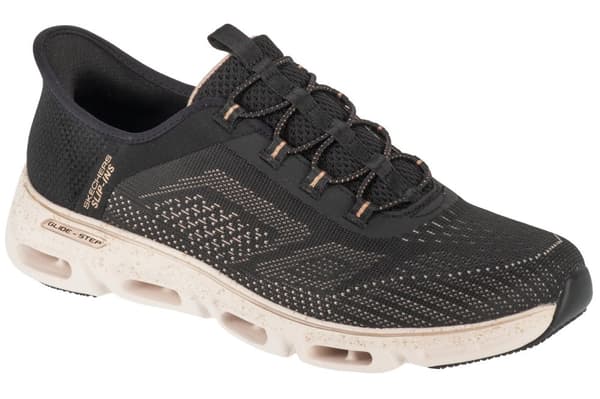Skechers Slip-Ins: Glide-Step Gratify - Pace 104610-BKGD, Kvinna, Sneakers, svart
