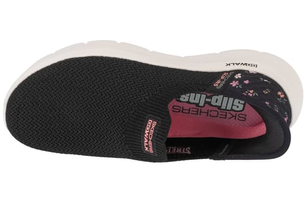 Skechers Slip-Ins: GO WALK Flex - Sunset Rose 124822-BKPK, Kvinna, Sneakers, svart