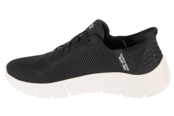 Skechers Slip-Ins: GO WALK Flex - Grand Entry 124836-BKW, Kvinna, Sneakers, svart