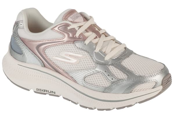 Skechers Go Run Consistent 2.0 - Volt 128633-OFWT, Kvinna, Löparskor, vit
