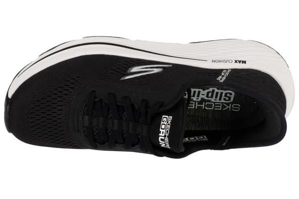 Skechers Slip-Ins: Max Cushioning Elite 2.0 - Vanish 129606-BKW, Kvinna, Squashskor, svart