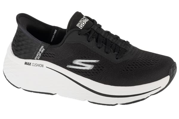 Skechers Slip-Ins: Max Cushioning Elite 2.0 - Vanish 129606-BKW, Kvinna, Squashskor, svart