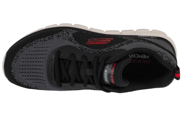Skechers Track - Glendor 232699-BKRD, Man, Sneakers, svart