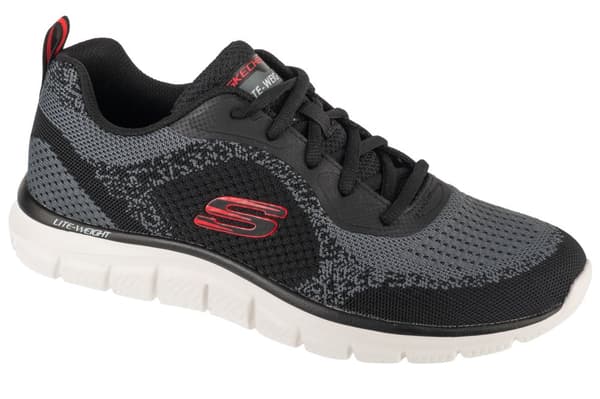 Skechers Track - Glendor 232699-BKRD, Man, Sneakers, svart