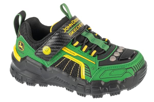 Skechers John Deere: Adventure Track - Rugged-Bright 407061L-GNBK, för Pojke, Sneakers, grön