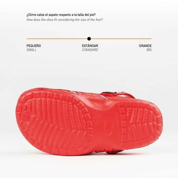 Clogs Spider-Man Red