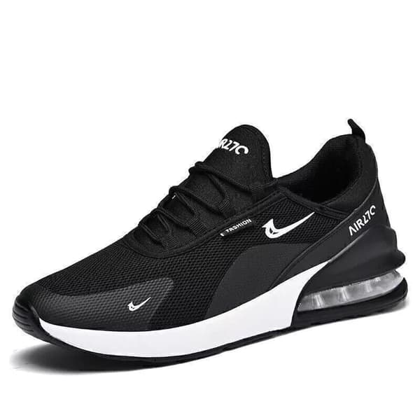 Mens Womens Gym Trainers Comfy Casual Sports Athletic Running Shoes UK 11 / EUR 46 Black