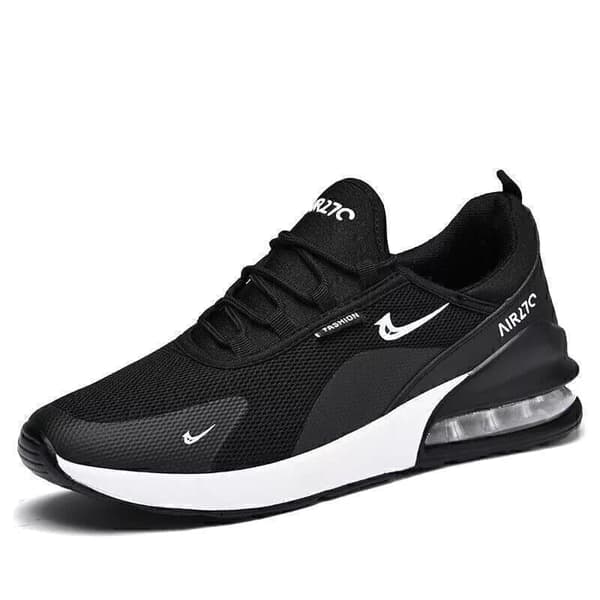 Mens Womens Gym Trainers Comfy Casual Sports Athletic Running Shoes UK 7 / EUR 41 Black