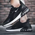 Miniatyrbild 3 av 6: Mens Womens Gym Trainers Comfy Casual Sports Athletic Running Shoes UK 6.5 / EUR 40 Black