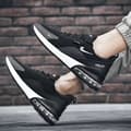 Miniatyrbild 4 av 6: Mens Womens Gym Trainers Comfy Casual Sports Athletic Running Shoes UK 6.5 / EUR 40 Black