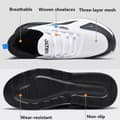 Miniatyrbillede 6 af 7: Mens Womens Gym Trainers Comfy Casual Sports Athletic Running Shoes UK 6 / EUR 39 White