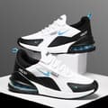 Miniatyrbillede 1 af 7: Mens Womens Gym Trainers Comfy Casual Sports Athletic Running Shoes UK 6 / EUR 39 White