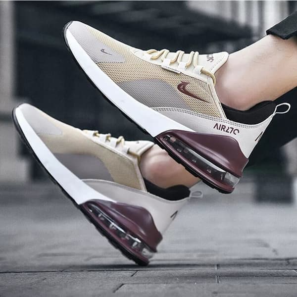 Mens Womens Gym Trainers Comfy Casual Sports Athletic Running Shoes UK 5 / EUR 38 Khaki
