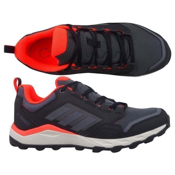 Löparsneakers - ADIDAS Tracerocker 2 - Herr/Vuxen - Svart - Drop 10mm