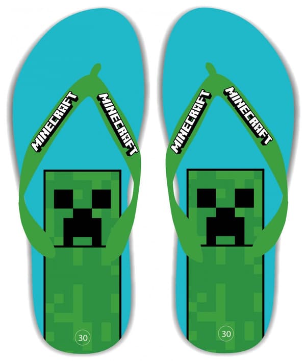 Minecraft Flip-flop Tofflor för Barn