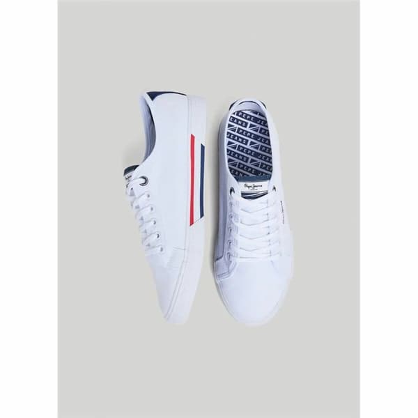Sportskor Casual Herr Pepe Jeans Brady Men Basic Vit - 43