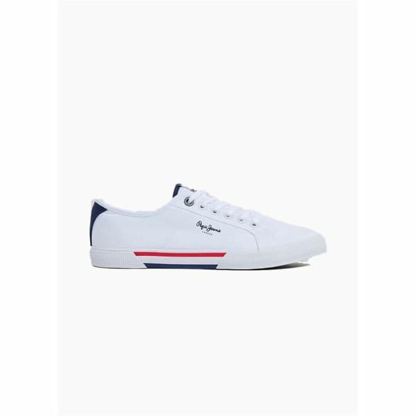 Sportskor Casual Herr Pepe Jeans Brady Men Basic Vit - 43