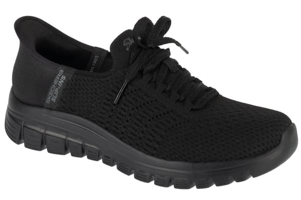 Skechers Slip-Ins Graceful First Blush 100736-BBK, Kvinna, Sneakers, svart