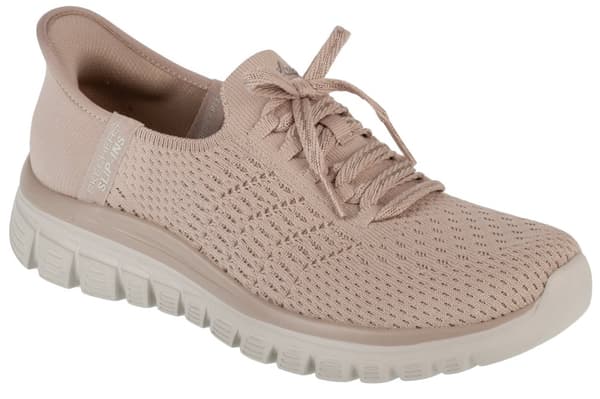 Skechers Slip-Ins Graceful First Blush 100736-TPE, Kvinde, Sneakers, lyserød