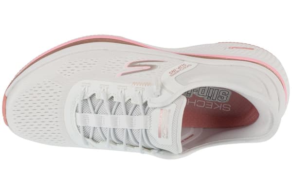 Skechers Slip-Ins: Go Run Elevate 2.0 - Banyan 129006-WPK, Kvinna, Löparskor, vit