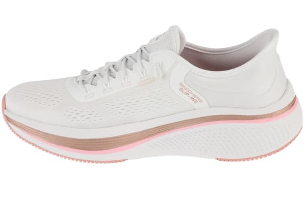 Skechers Slip-Ins: Go Run Elevate 2.0 - Banyan 129006-WPK, Kvinna, Löparskor, vit