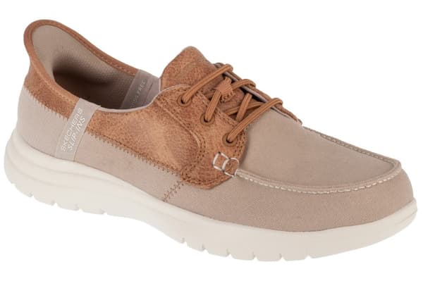 Skechers Slip-Ins: On-The-Go Flex - Palmilla 136536-TPE, Kvinna, Halva skor, beige