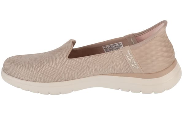 Skechers Slip-Ins On The Go Flex - Clover 138182-TPE, Kvinna, Halva skor, beige