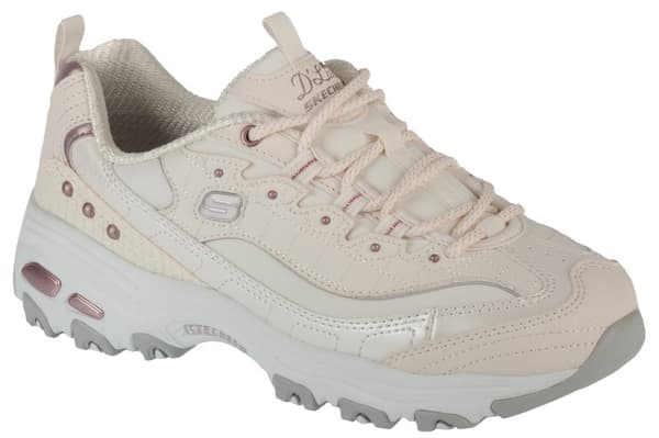 Skechers D'Lites Ladies Night 149267-WLV, Kvinde, Sneakers, hvid